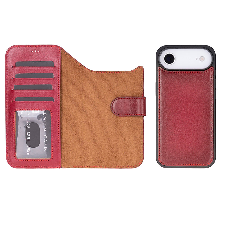 Magic iPhone 17 Leather Wallet Case, Pro /Pro Max / Air (Detachable)