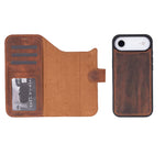 Magic iPhone 17 Leather Wallet Case, Pro /Pro Max / Air (Detachable)