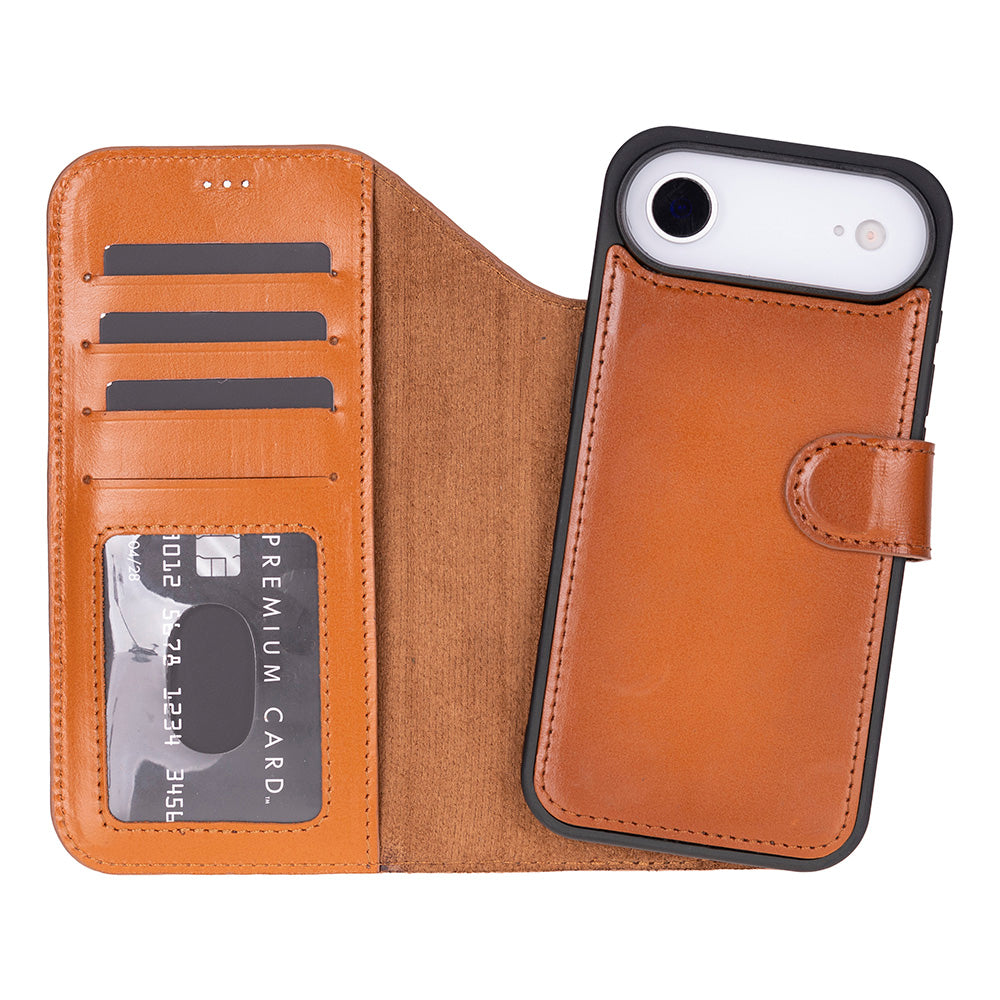 Magic iPhone 17 Series Leather Detachable Wallet Case