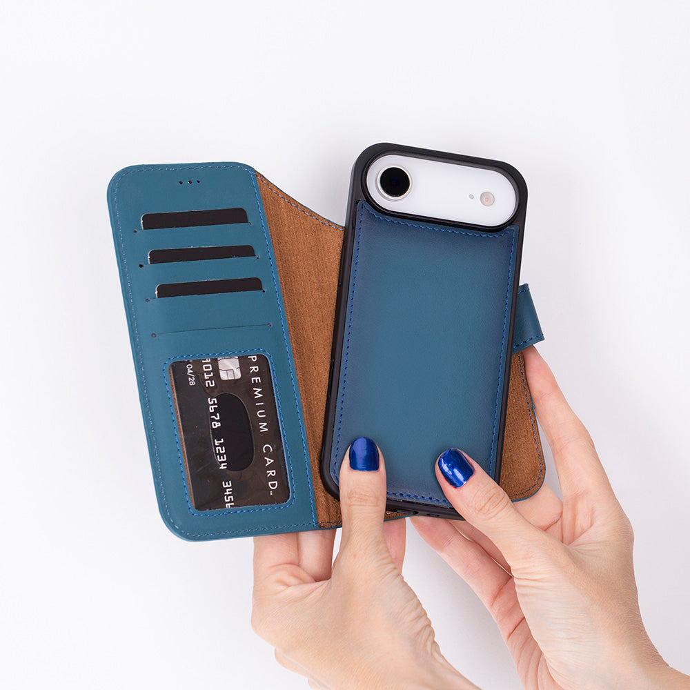 Magic iPhone 17 Leather Wallet Case, Pro /Pro Max / Air (Detachable)