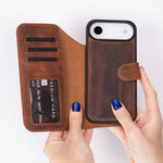 Magic iPhone 17 Leather Wallet Case, Pro /Pro Max / Air (Detachable)