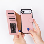Magic iPhone 17 Leather Wallet Case, Pro /Pro Max / Air (Detachable)