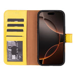 Leather iPhone 16 / Plus / Pro / Pro Max Wallet Case: MagSafe, RFID Protection (Arcane)