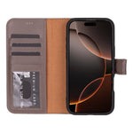 Magic iPhone 16 Series Detachable Leather Wallet Case