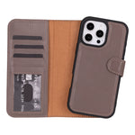 Magic iPhone 16 Series Detachable Leather Wallet Case