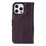 Leather iPhone 16 / Plus / Pro / Pro Max Wallet Case: MagSafe, RFID Protection (Arcane)