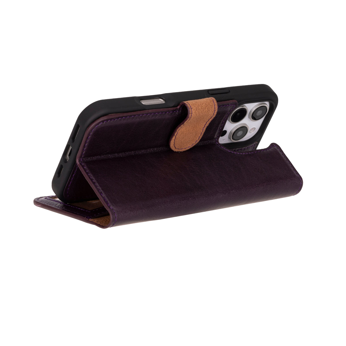 Leather iPhone 16 / Plus / Pro / Pro Max Wallet Case: MagSafe, RFID Protection (Arcane)