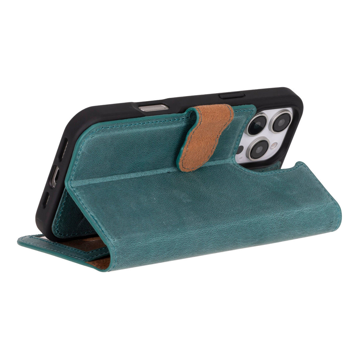 Leather iPhone 16 / Plus / Pro / Pro Max Wallet Case: MagSafe, RFID Protection (Arcane)