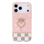 Vissel Heart Crystal Luxury Case for iPhone 17 Pro Max