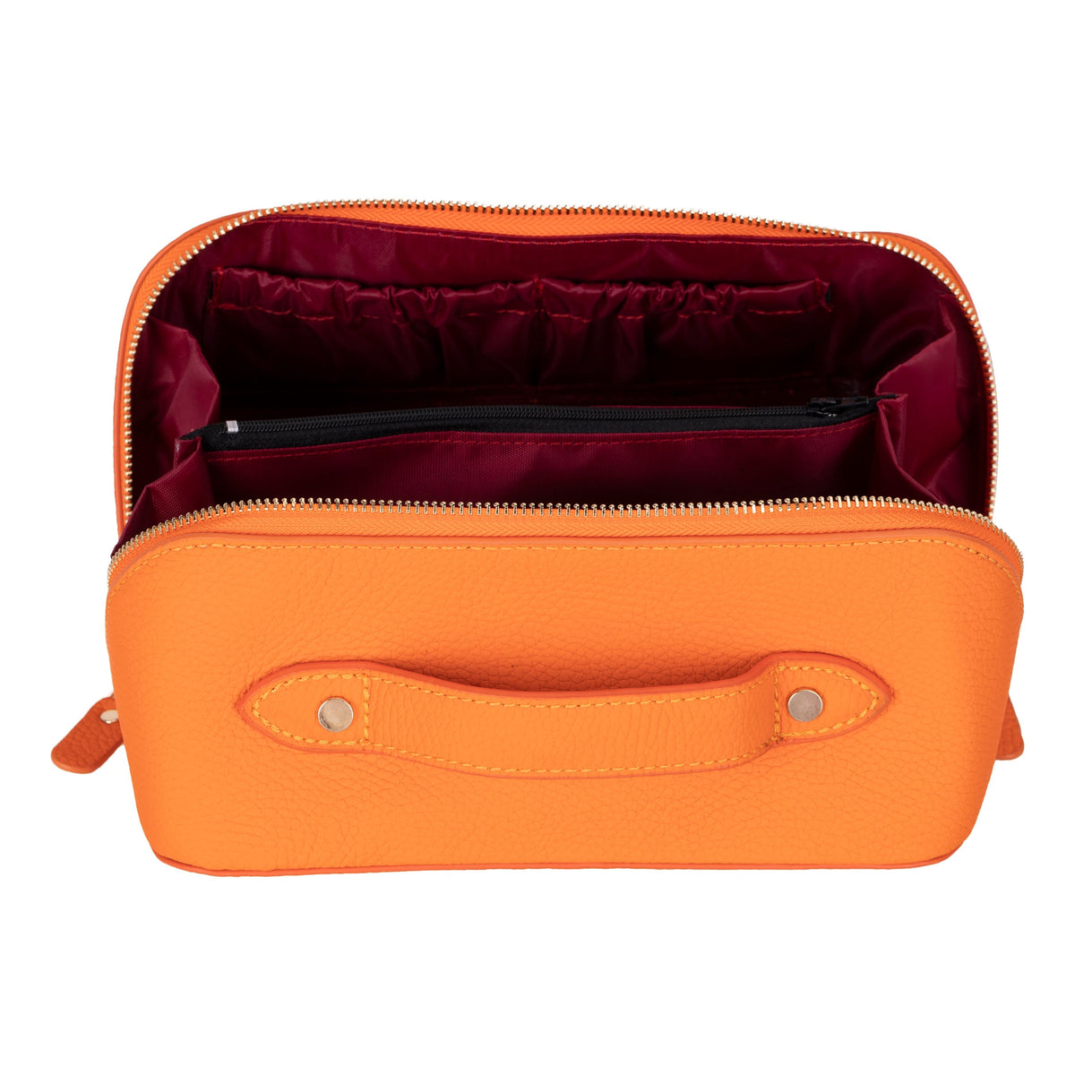 Natalie Leather Make up Bag