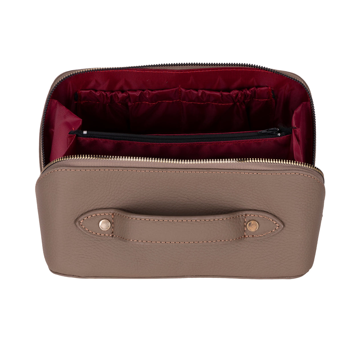Natalie Leather Make up Bag