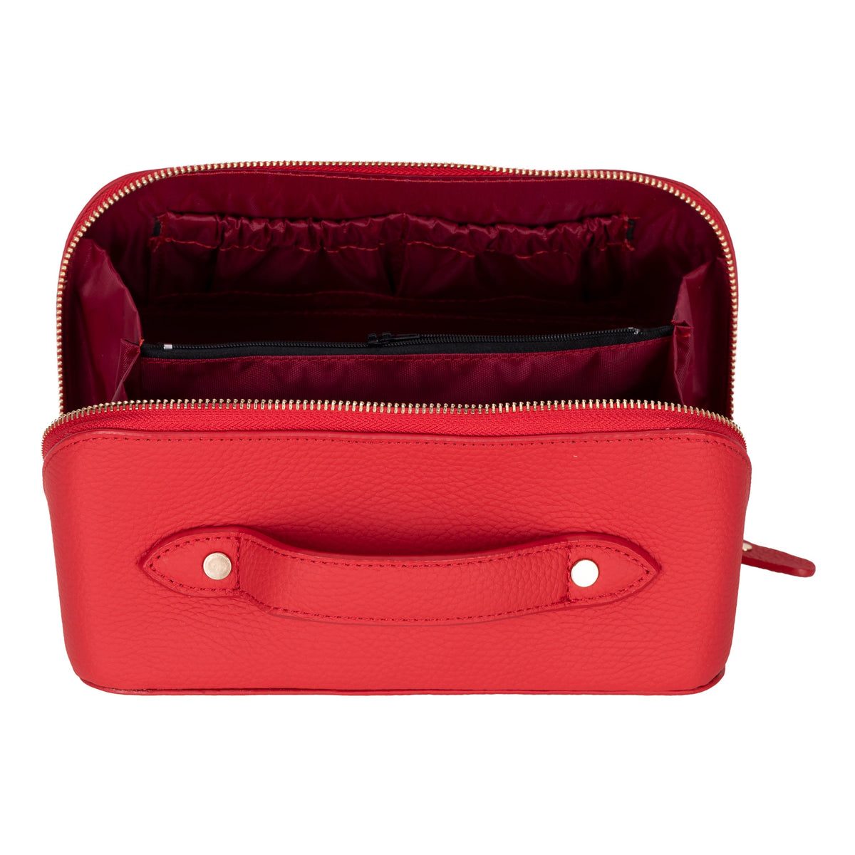 Natalie Leather Make up Bag