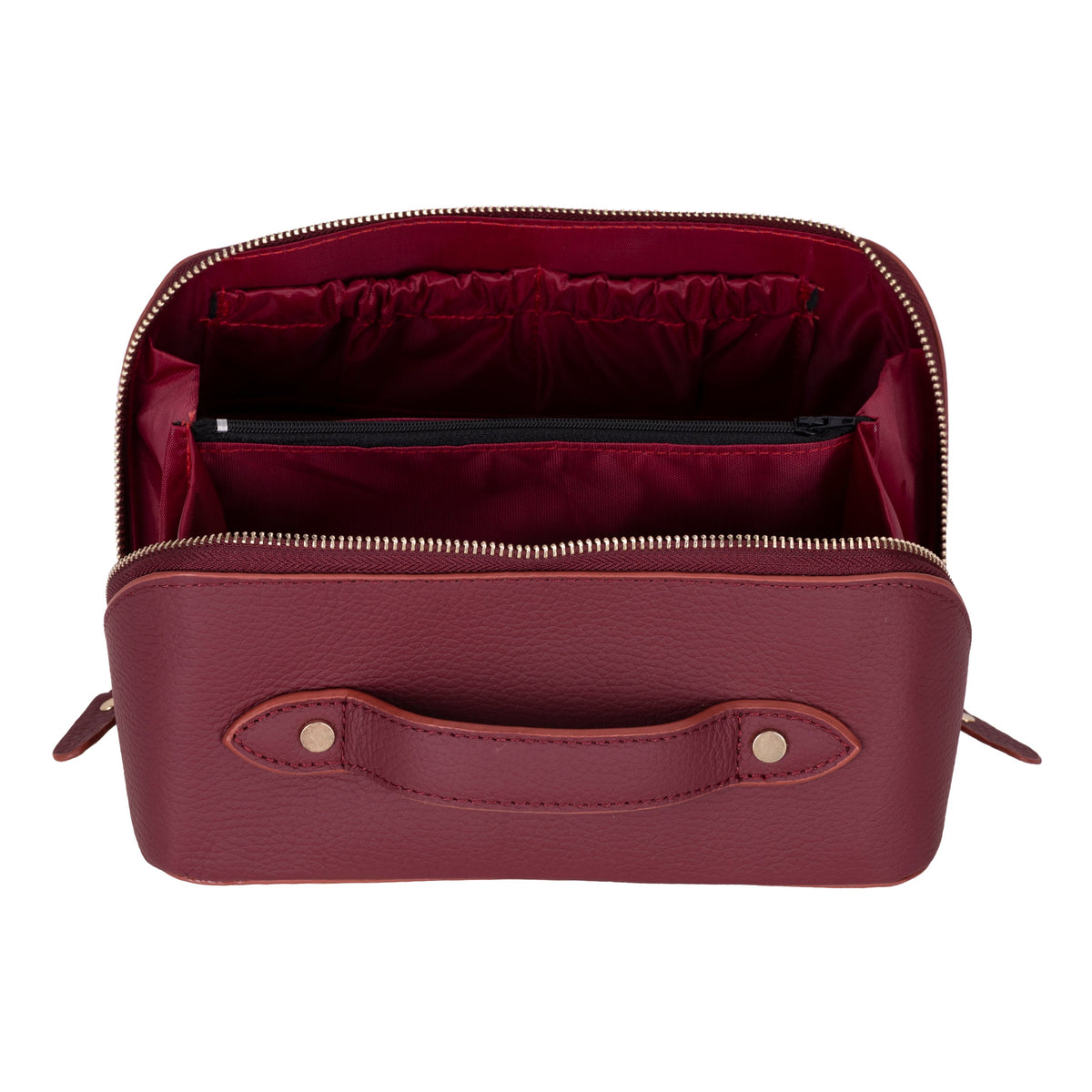 Natalie Leather Make up Bag
