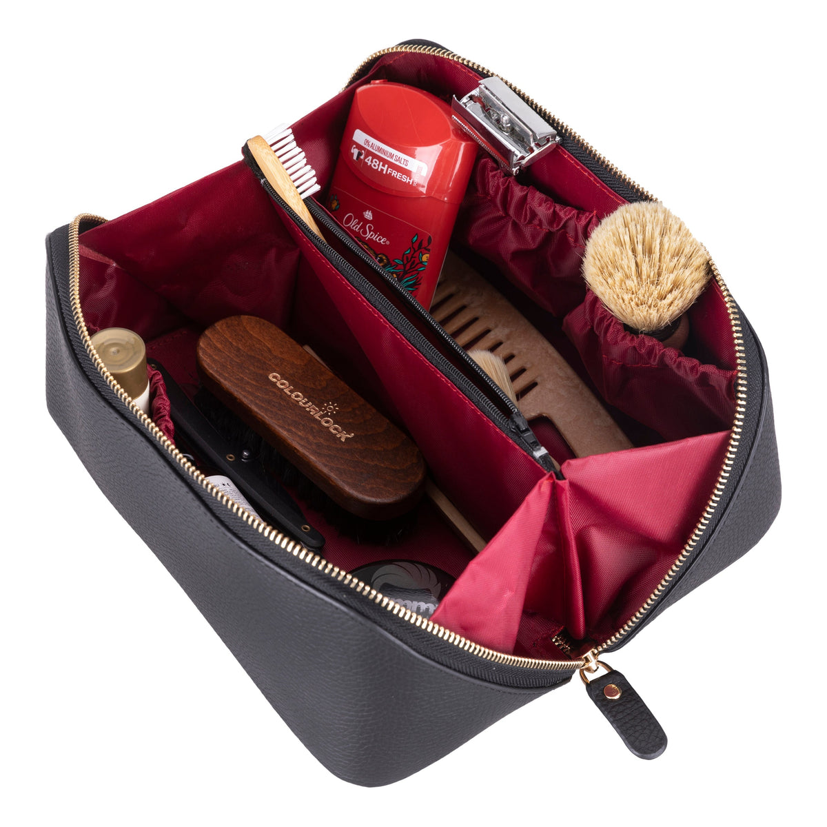 Natalie Leather Make up Bag
