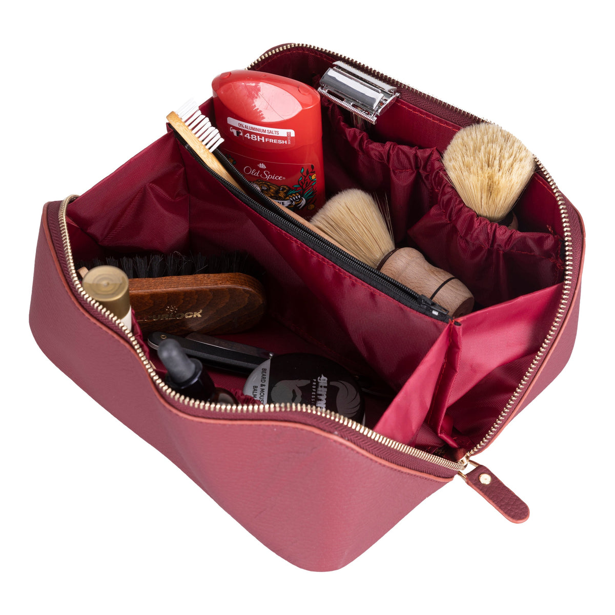 Natalie Leather Make up Bag