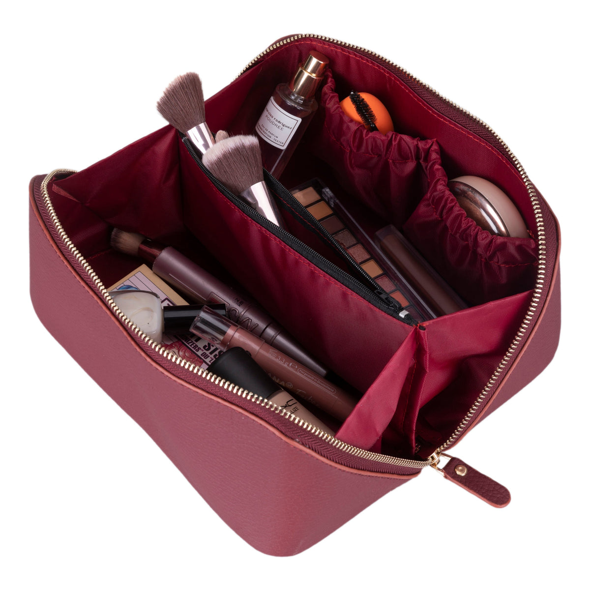 Natalie Leather Make up Bag