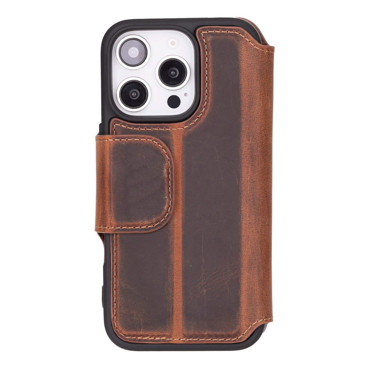 The Roma iPhone 16 Series Leather Folio Case