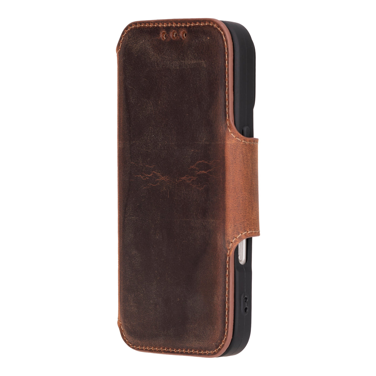 The Roma iPhone 16 Series Leather Folio Case
