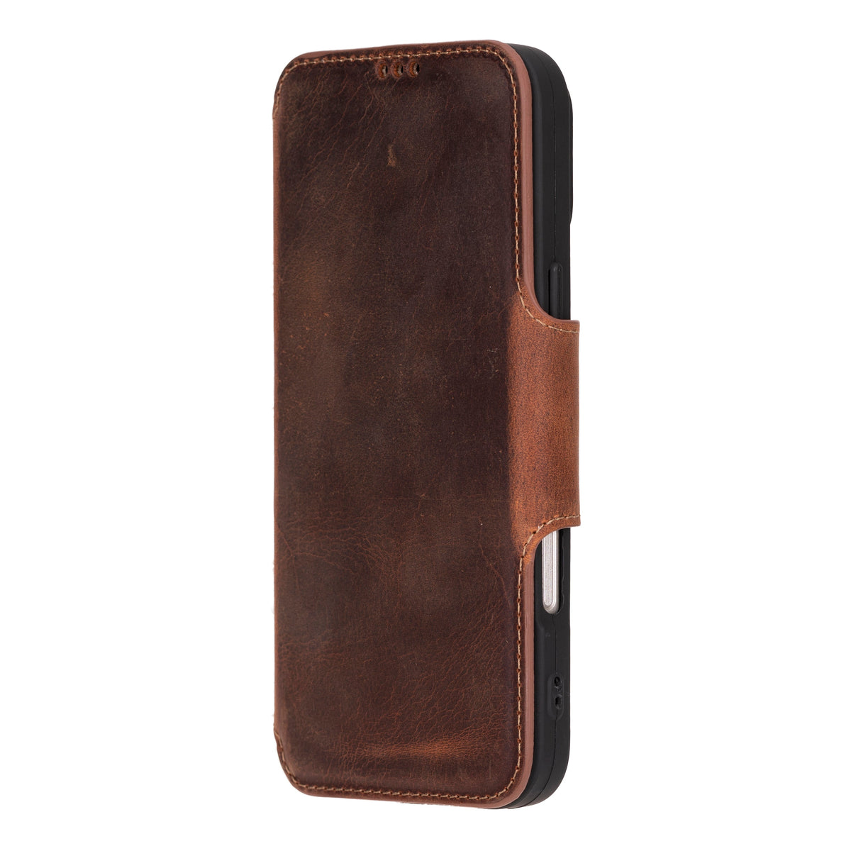 The Roma iPhone 16 Series Leather Folio Case
