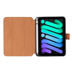 Leather iPad Mini 8.3" Case: Slim Folio Cover with Pen Holder (Astar)