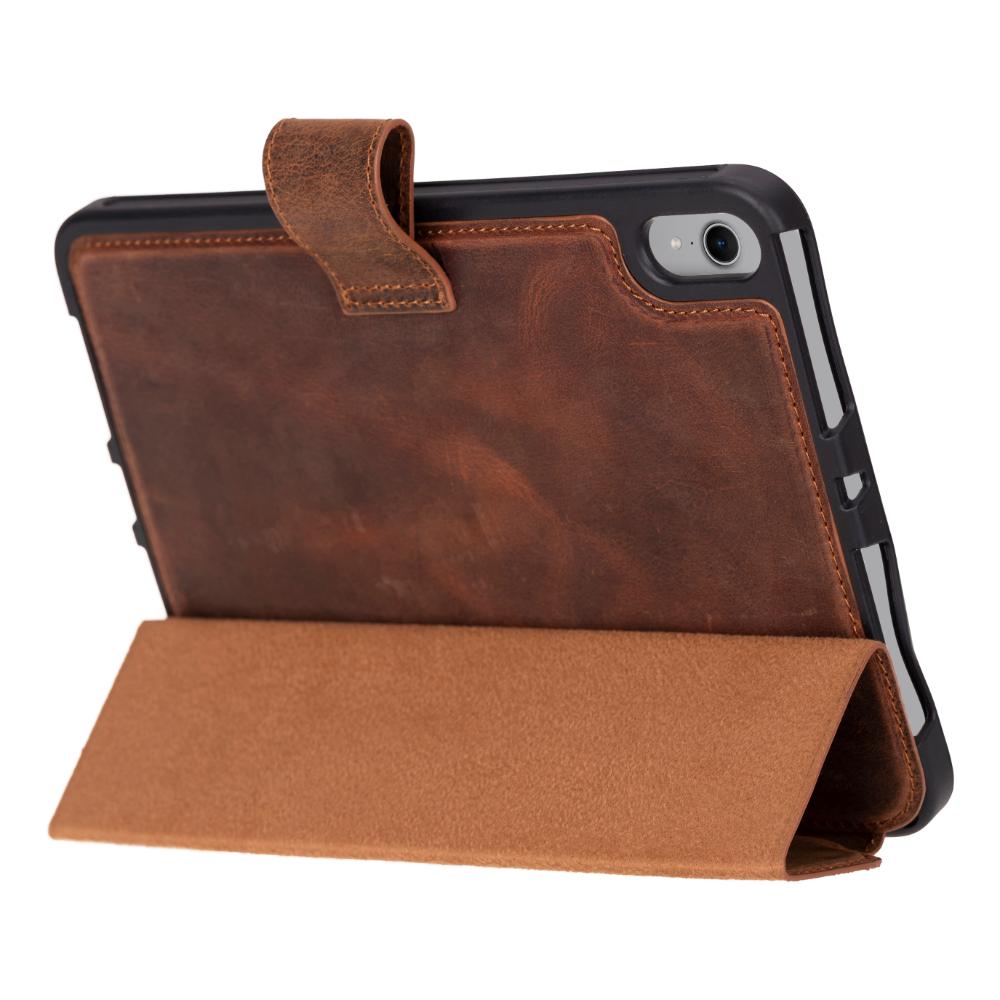 Leather iPad Mini 8.3" Case: Slim Folio Cover with Pen Holder (Astar)