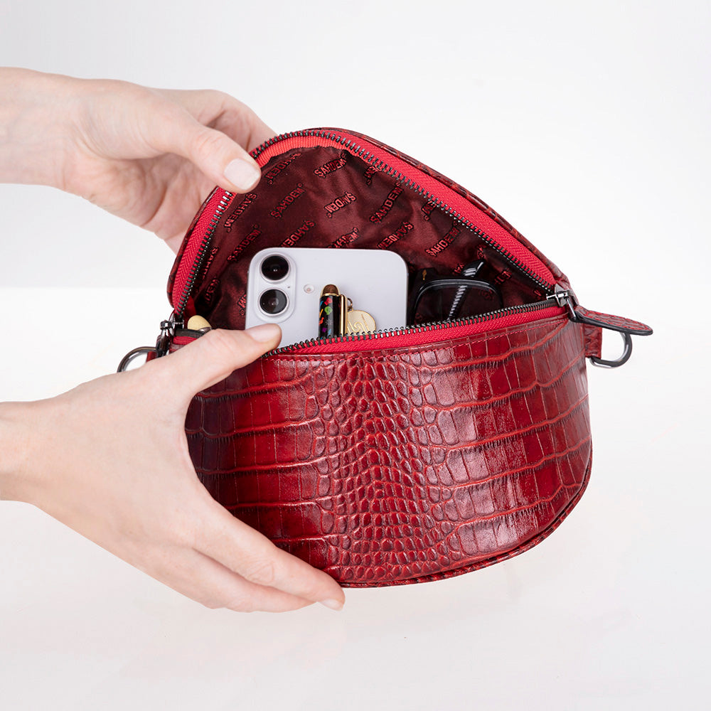Alora Leather Crossbody Bag