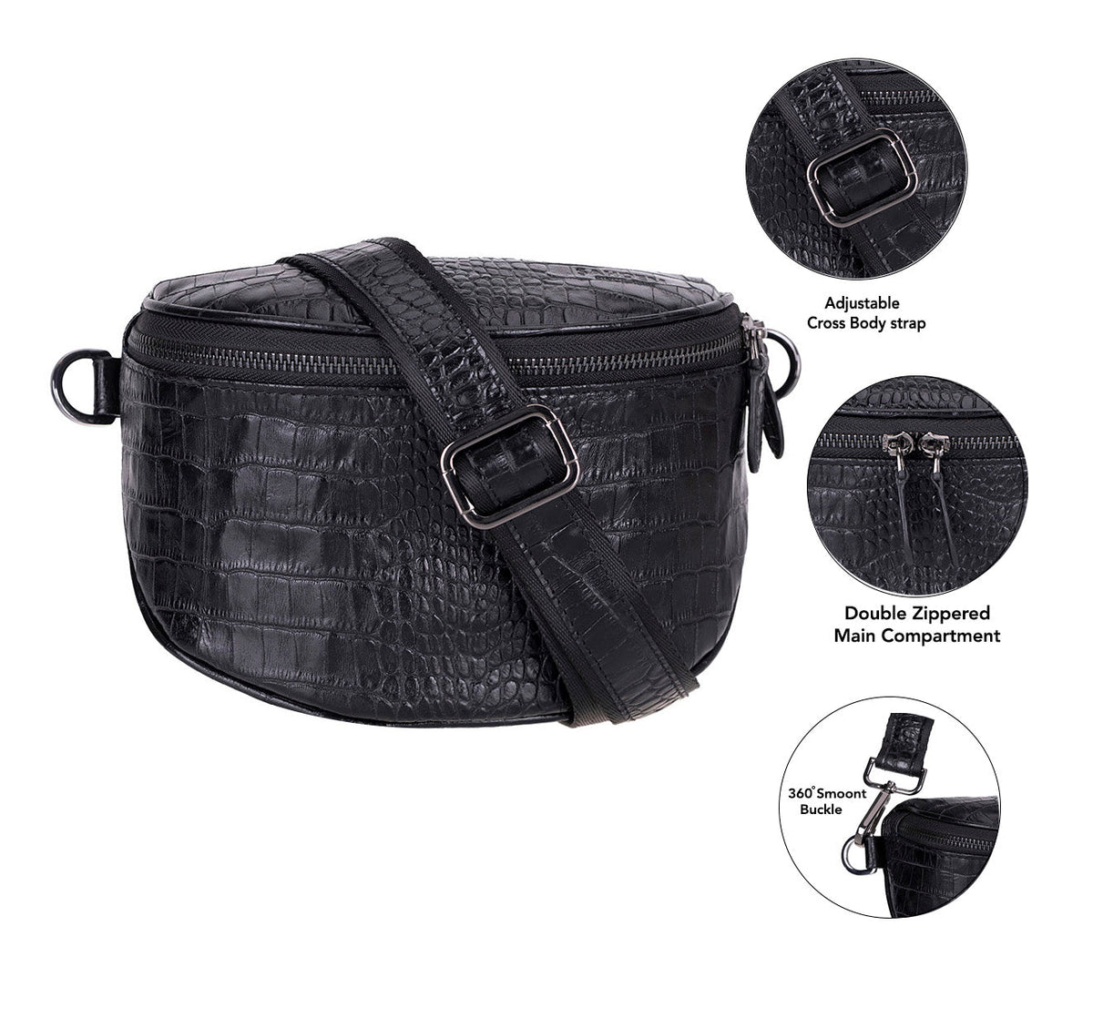 Alora Leather Crossbody Bag