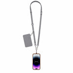 FlexGo Leather Phone Strap & Wallet Set – Clip-On Flex