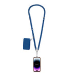 FlexGo Leather Phone Strap & Wallet Set – Clip-On Flex