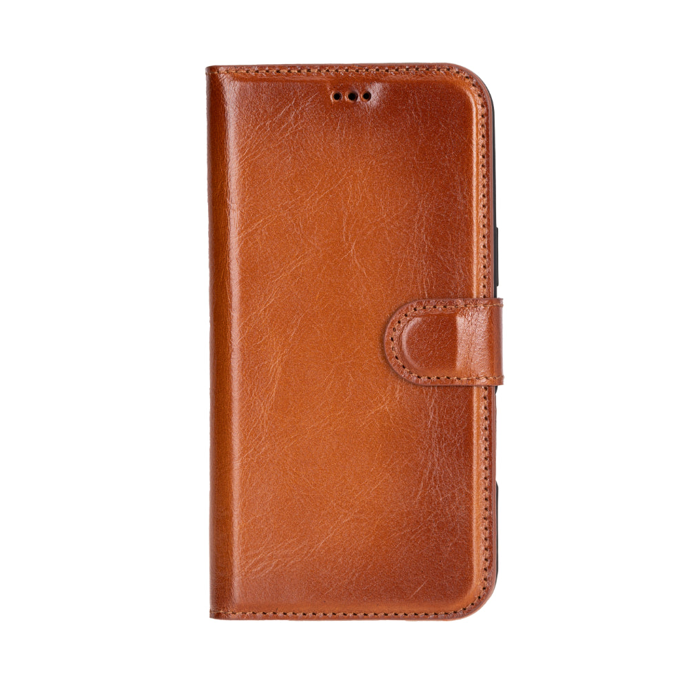 Leather iPhone 16 / Plus / Pro / Pro Max Wallet Case: MagSafe, RFID Protection (Arcane)