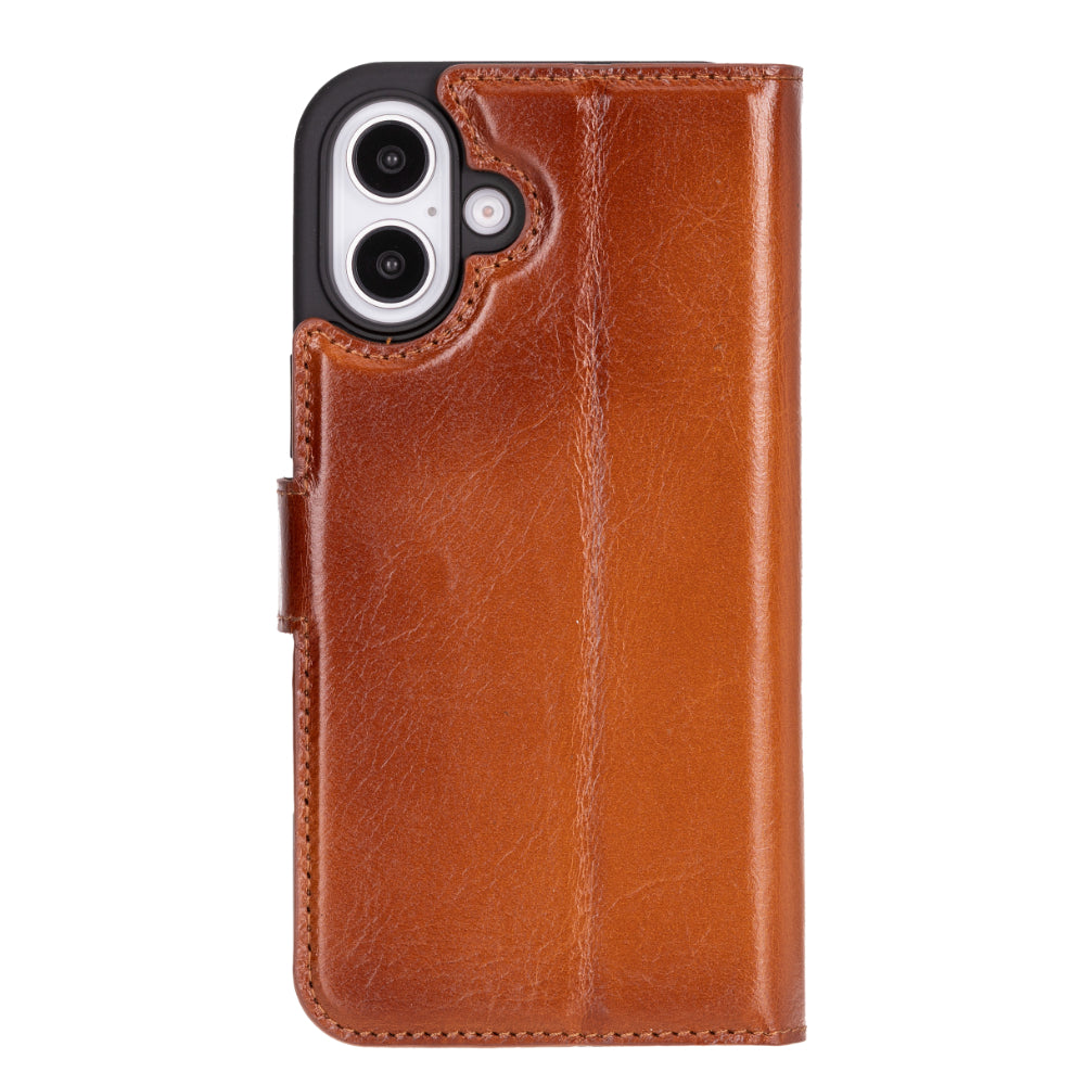 Magic iPhone 16 Series Detachable Leather Wallet Case