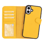Magic iPhone 16 Series Detachable Leather Wallet Case