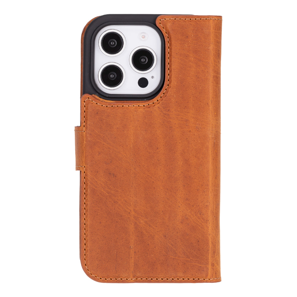 Magic iPhone 16 Series Detachable Leather Wallet Case