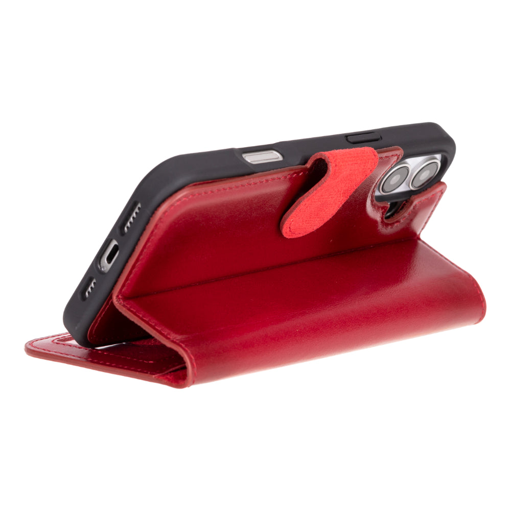 Magic iPhone 16 Series Detachable Leather Wallet Case