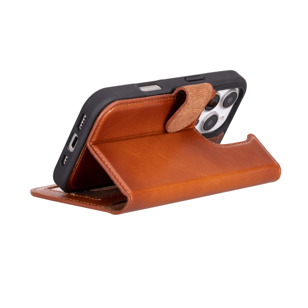 Magic iPhone 16 Series Detachable Leather Wallet Case