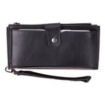 Hanger Leather Wallet – with Phone Compartment, Card Slots & Coin Pocket (Calista)