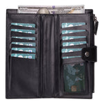 Hanger Leather Wallet – with Phone Compartment, Card Slots & Coin Pocket (Calista)