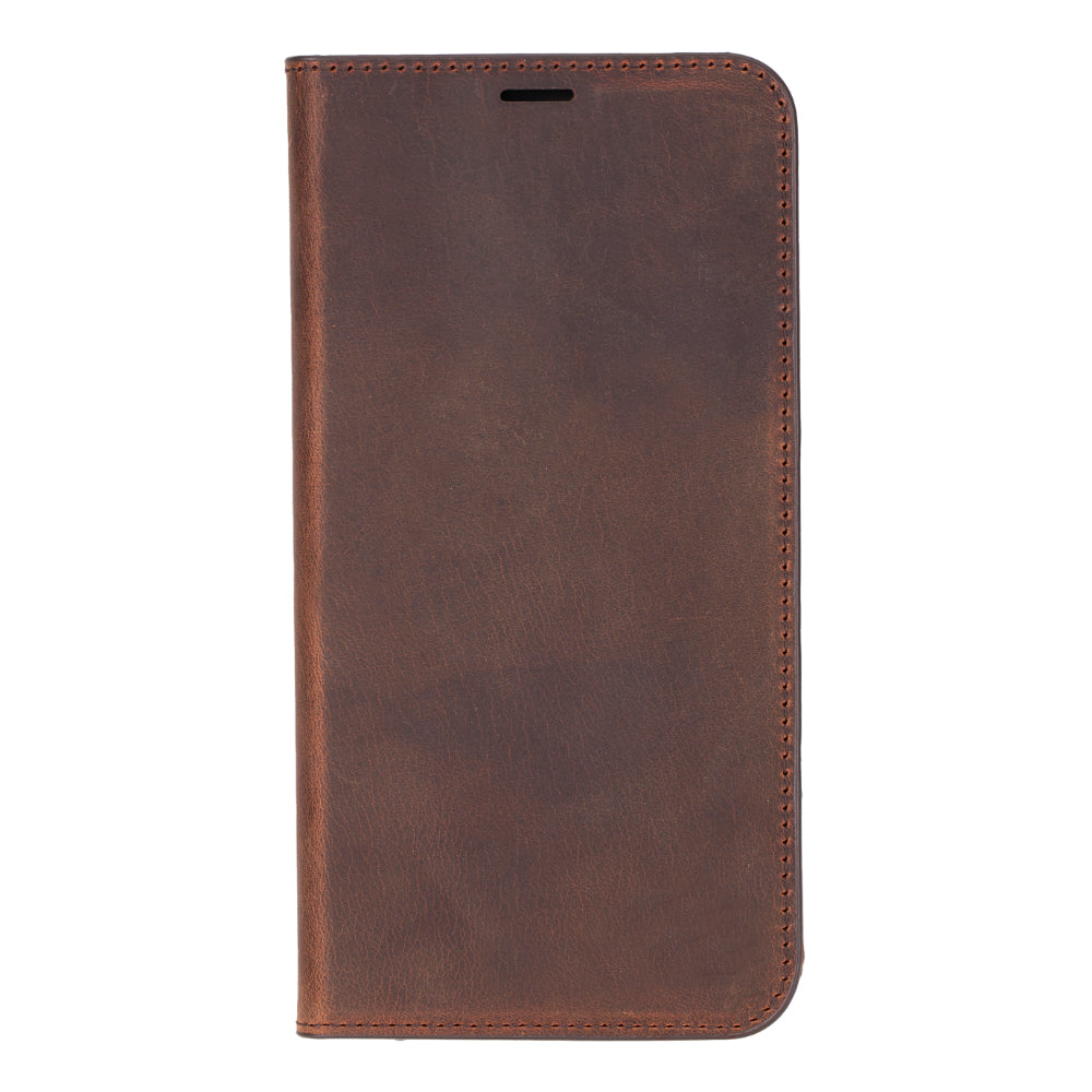 The Stockholm iPhone 16 Series Leather Folio Case