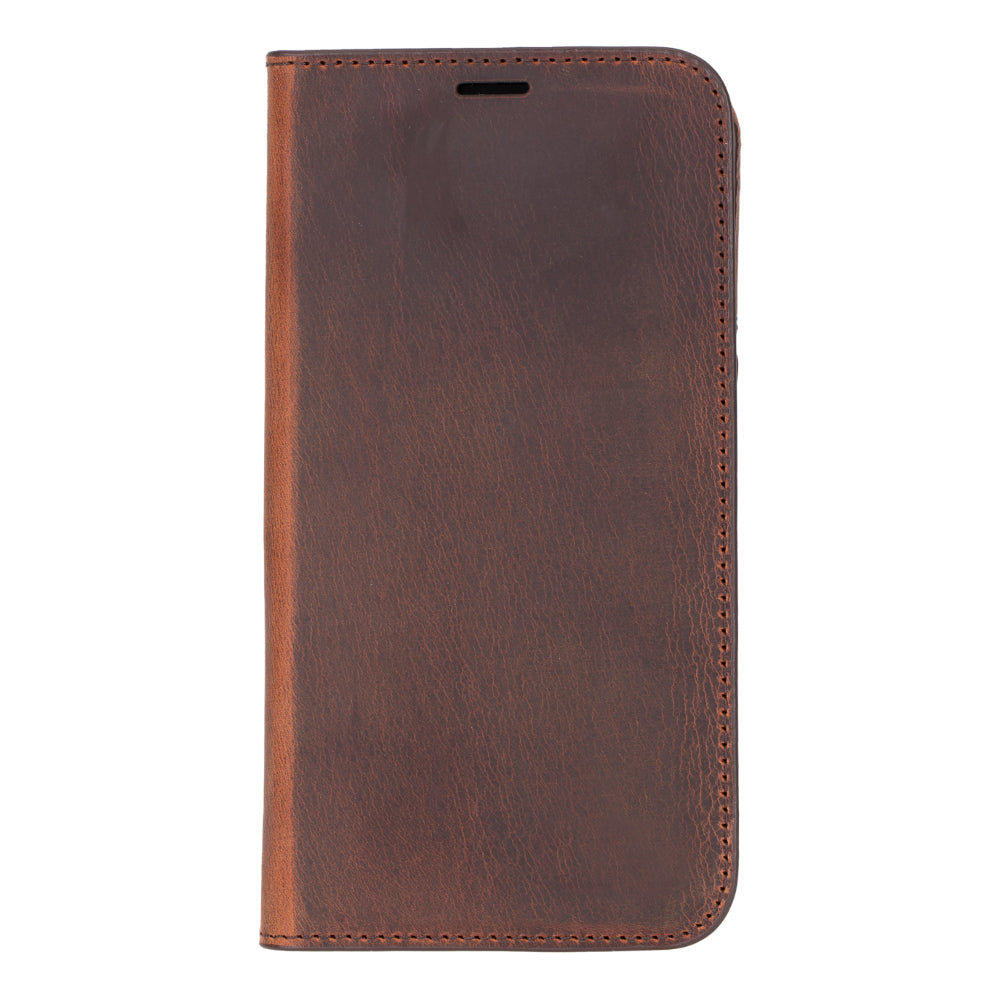 The Stockholm iPhone 16 Series Leather Folio Case