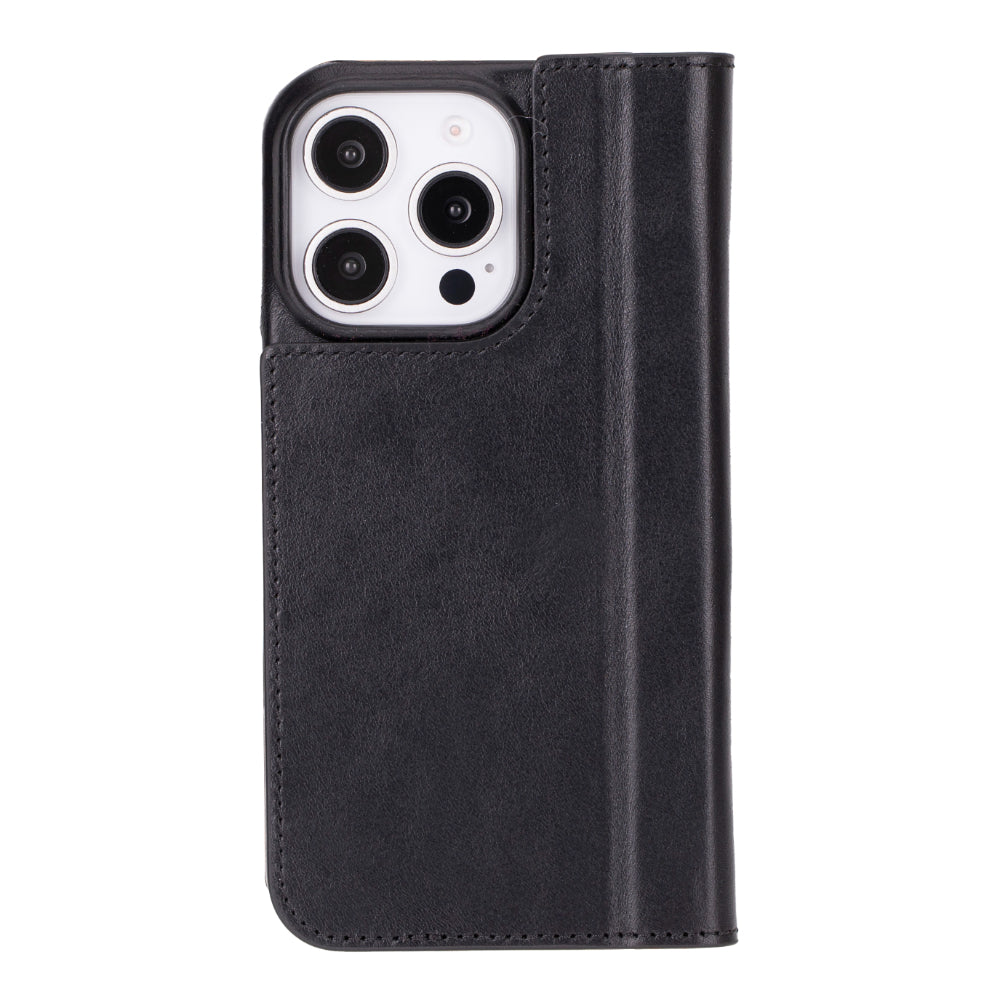 The Stockholm iPhone 16 Series Leather Folio Case