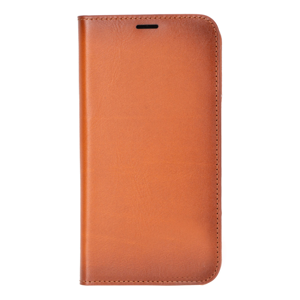 The Stockholm iPhone 16 Series Leather Folio Case