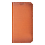 Leather iPhone 16 Pro/Max Folio Case: Wallet Cover with Stand (Presto)