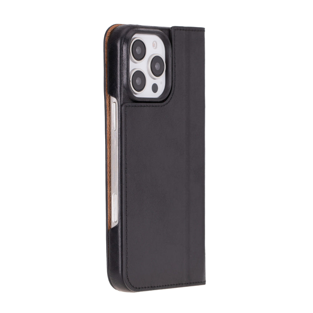 The Stockholm iPhone 16 Series Leather Folio Case