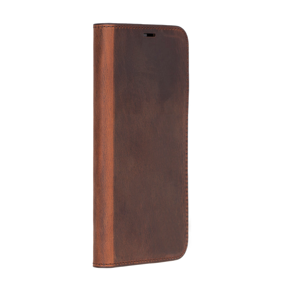 The Stockholm iPhone 16 Series Leather Folio Case