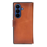 Handcrafted Leather Wallet Case for Samsung Galaxy Z Fold 7 – RFID Blocking