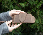 Lenozora Genuine Leather Glasses Case