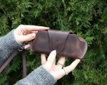 Lenozora Genuine Leather Glasses Case