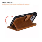 Magic iPhone 18 Pro Leather Detachable Wallet Case