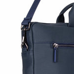 Truro Leather Business Briefcase / Laptop Case 16" with Suitcase