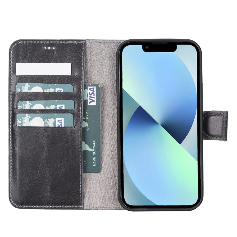 Magic iPhone 13 Pro Max and 13 Pro Series Detachable Leather Wallet Case